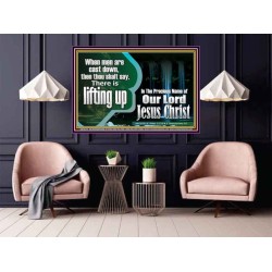 YOU ARE LIFTED UP IN CHRIST JESUS  Custom Christian Artwork Poster  GWPOSTER10310  "36x24"
