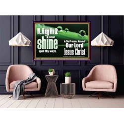 THE LIGHT SHINE UPON THEE  Custom Wall Décor  GWPOSTER10314  "36x24"
