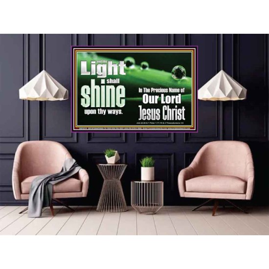 THE LIGHT SHINE UPON THEE  Custom Wall Décor  GWPOSTER10314  