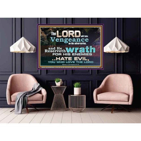 HATE EVIL YOU WHO LOVE THE LORD  Children Room Wall Poster  GWPOSTER10378  