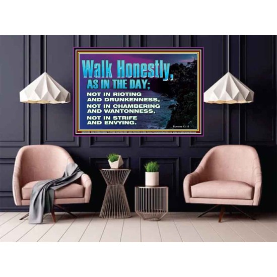 WALK HONESTLY ALL THE TIME  Eternal Power Picture  GWPOSTER10385  