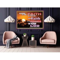 ACCORDING TO YOUR FAITH BE IT UNTO YOU  Children Room  GWPOSTER10387  