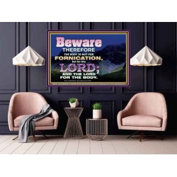 YOUR BODY IS NOT FOR FORNICATION   Ultimate Power Poster  GWPOSTER10392  "36x24"