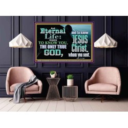 ETERNAL LIFE ONLY THROUGH CHRIST JESUS  Children Room  GWPOSTER10396  "36x24"