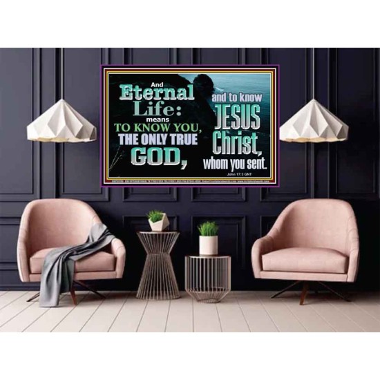 ETERNAL LIFE ONLY THROUGH CHRIST JESUS  Children Room  GWPOSTER10396  