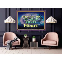 DO THE WILL OF GOD FROM THE HEART  Unique Scriptural Poster  GWPOSTER10426  "36x24"