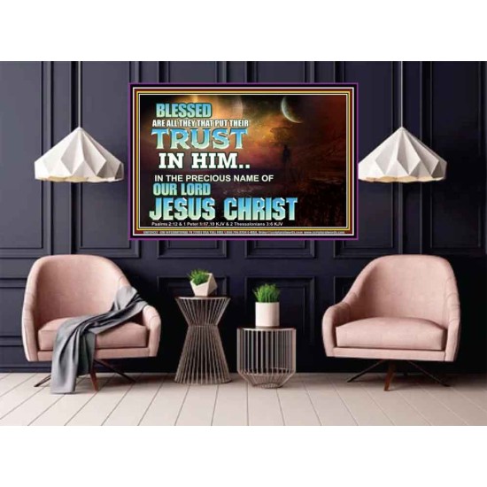 THE PRECIOUS NAME OF OUR LORD JESUS CHRIST  Bible Verse Art Prints  GWPOSTER10432  