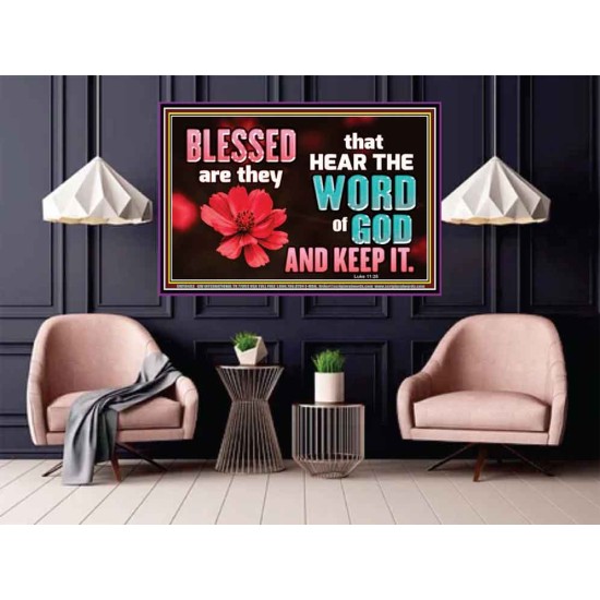 BE DOERS AND NOT HEARER OF THE WORD OF GOD  Bible Verses Wall Art  GWPOSTER10483  