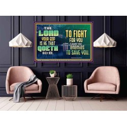 THE LORD IS WITH YOU TO SAVE YOU  Christian Wall Décor  GWPOSTER10489  "36x24"
