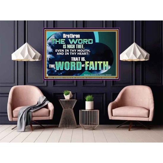 THE WORD IS NIGH THEE  Christian Quotes Poster  GWPOSTER10555  