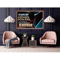JEHOVAH ALMIGHTY THE GREATEST POWER  Contemporary Christian Wall Art Poster  GWPOSTER10568  "36x24"