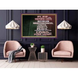 FOLLOW RIGHTEOUSNESS  Scriptural Wall Art  GWPOSTER10575  "36x24"