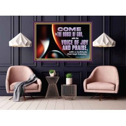 THE VOICE OF JOY AND PRAISE  Wall Décor  GWPOSTER10589  "36x24"
