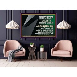 DEEP CALLETH UNTO DEEP  Modern Wall Art  GWPOSTER10591  "36x24"