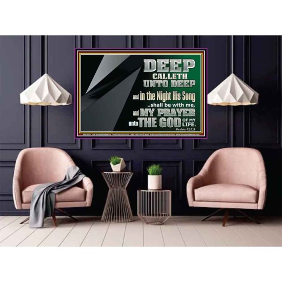 DEEP CALLETH UNTO DEEP  Modern Wall Art  GWPOSTER10591  