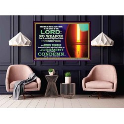 CONDEMN EVERY TONGUE THAT RISES AGAINST YOU IN JUDGEMENT  Custom Inspiration Scriptural Art Poster  GWPOSTER10616B  "36x24"