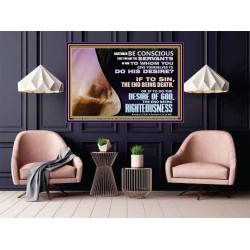 GIVE YOURSELF TO DO THE DESIRES OF GOD  Inspirational Bible Verses Poster  GWPOSTER10628B  "36x24"