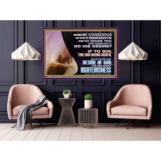 GIVE YOURSELF TO DO THE DESIRES OF GOD  Inspirational Bible Verses Poster  GWPOSTER10628B  