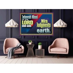 JEHOVAH NISSI IS THE LORD OUR GOD  Sanctuary Wall Poster  GWPOSTER10661  "36x24"