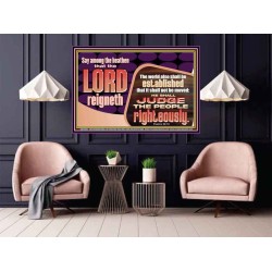THE LORD IS A DEPENDABLE RIGHTEOUS JUDGE VERY FAITHFUL GOD  Unique Power Bible Poster  GWPOSTER10682  "36x24"