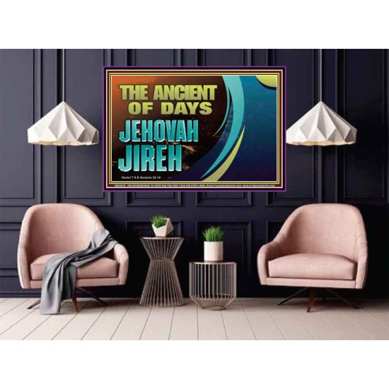 THE ANCIENT OF DAYS JEHOVAH JIREH  Scriptural Décor  GWPOSTER10732  