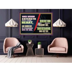 KNOWLEDGE IS PLEASANT UNTO THY SOUL UNDERSTANDING SHALL KEEP THEE  Bible Verse Poster  GWPOSTER10772  "36x24"