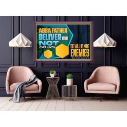 DELIVER ME NOT OVER UNTO THE WILL OF MINE ENEMIES  Children Room Wall Poster  GWPOSTER12024  "36x24"