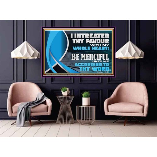 BE MERCIFUL UNTO ME ACCORDING TO THY WORD  Ultimate Power Poster  GWPOSTER12038  