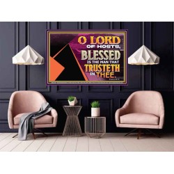 THE MAN THAT TRUSTETH IN THEE  Bible Verse Poster  GWPOSTER12104  "36x24"