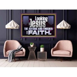 LOOKING UNTO JESUS THE AUTHOR AND FINISHER OF OUR FAITH  Décor Art Works  GWPOSTER12116  "36x24"