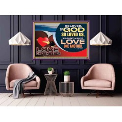 LOVE ONE ANOTHER  Custom Contemporary Christian Wall Art  GWPOSTER12129  "36x24"