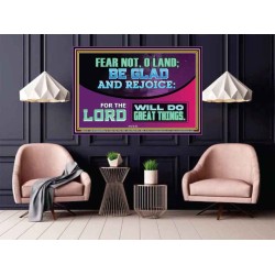 THE LORD WILL DO GREAT THINGS  Custom Inspiration Bible Verse Poster  GWPOSTER12147  "36x24"