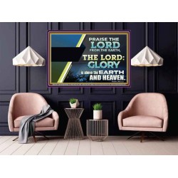 PRAISE THE LORD FROM THE EARTH  Unique Bible Verse Poster  GWPOSTER12149  "36x24"