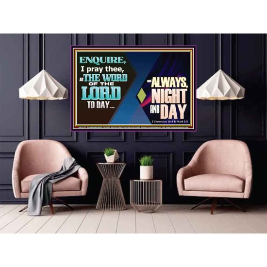 THE WORD OF THE LORD TO DAY  New Wall Décor  GWPOSTER12151  