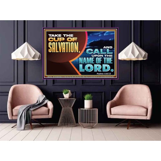 TAKE THE CUP OF SALVATION  Art & Décor Poster  GWPOSTER12152  