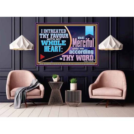 I INTREATED THY FAVOUR WITH MY WHOLE HEART  Art & Décor  GWPOSTER12154  