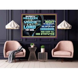 GIVE EAR TO HIS COMMANDMENTS AND KEEP ALL HIS STATUES  Eternal Power Poster  GWPOSTER12252  "36x24"