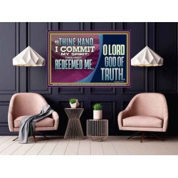 REDEEMED ME O LORD GOD OF TRUTH  Righteous Living Christian Picture  GWPOSTER12363  "36x24"
