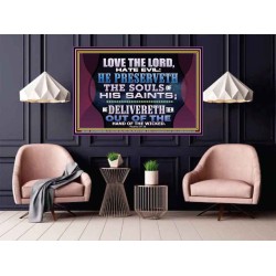 HE PRESERVETH THE SOULS OF HIS SAINTS  Ultimate Power Poster  GWPOSTER12380  "36x24"