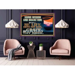 SOUND WISDOM AND DISCRETION SHALL BE LIFE UNTO THY SOUL  Children Room Wall Poster  GWPOSTER12407  "36x24"