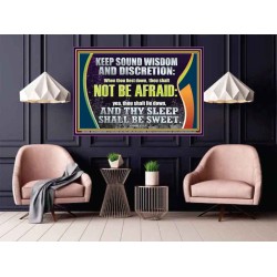 THY SLEEP SHALL BE SWEET  Ultimate Inspirational Wall Art  Poster  GWPOSTER12409  "36x24"