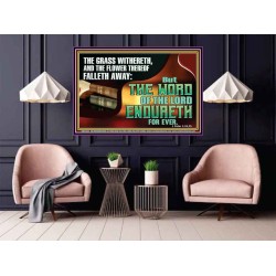 THE WORD OF THE LORD ENDURETH FOR EVER  Sanctuary Wall Poster  GWPOSTER12434  "36x24"