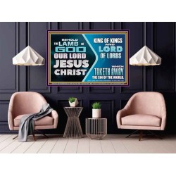 THE LAMB OF GOD OUR LORD JESUS CHRIST  Poster Scripture   GWPOSTER12706  "36x24"