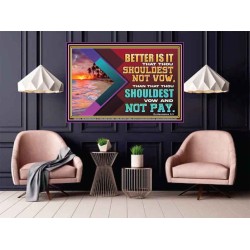 BETTER IS IT THAT THOU SHOULDEST NOT VOW  Biblical Art Poster  GWPOSTER12975  "36x24"