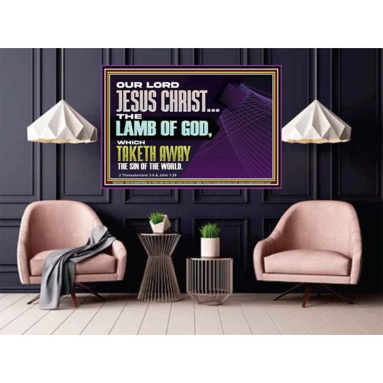 THE LAMB OF GOD WHICH TAKETH AWAY THE SIN OF THE WORLD  Children Room Wall Poster  GWPOSTER12991  