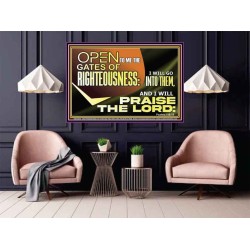 OPEN TO ME THE GATES OF RIGHTEOUSNESS  Children Room Décor  GWPOSTER13036  "36x24"