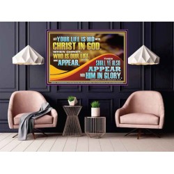 WHEN CHRIST WHO IS OUR LIFE SHALL APPEAR  Children Room Wall Poster  GWPOSTER13073  "36x24"