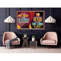HE IS NOT HERE FOR HE IS RISEN  Children Room Wall Poster  GWPOSTER13091  "36x24"