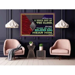 THIS IS MY BELOVED SON: HEAR HIM  Scriptural Poster Poster  GWPOSTER13138  "36x24"