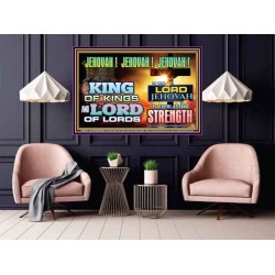 KING OF KINGS IS JEHOVAH  Unique Power Bible Poster  GWPOSTER9532  "36x24"